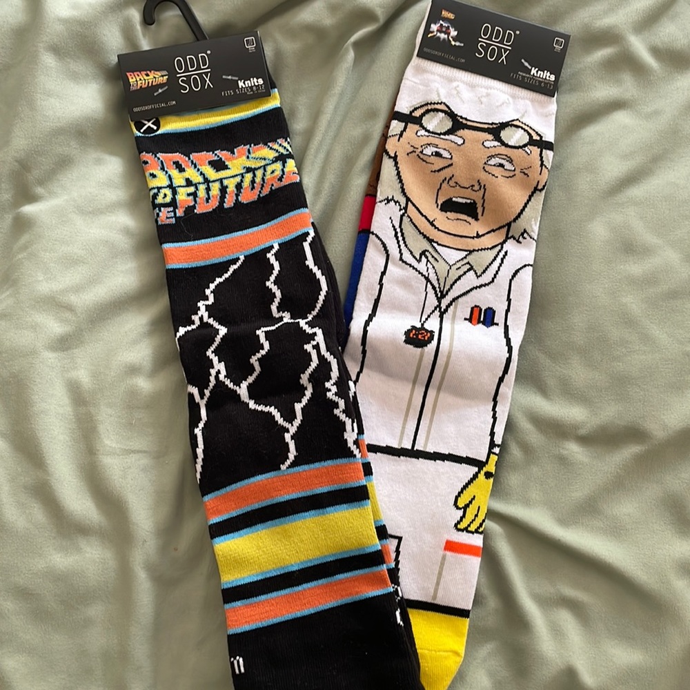 🎁🎄Odd Sox Back to the Future Socks Set🎄🎁